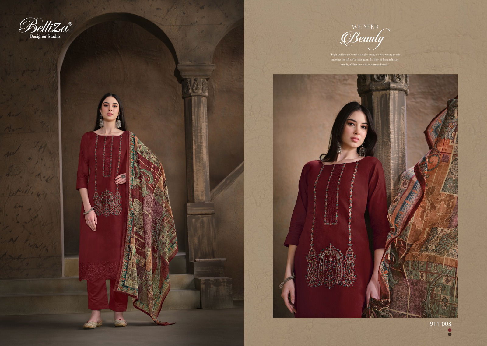 Jashn E Ishq Vol 7 By Belliza Heavy Jam Embroidery Dress Material Wholesale Market In Surat

